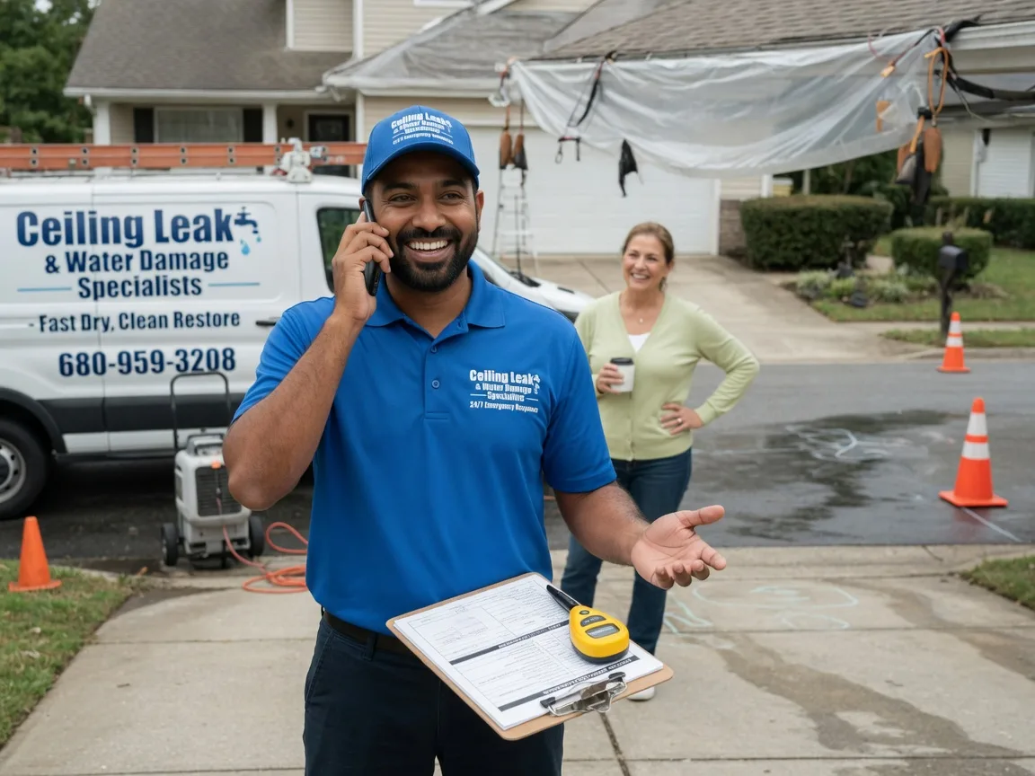 Ceiling Leak Cleanup Lukachukai, AZ FAQs